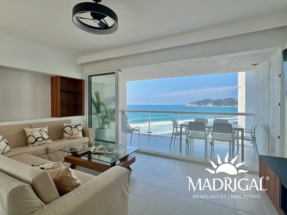 Residencial Playamar | Departamento en venta frente a playa diamante en Acapulco, de 248m2 con 4 recamaras