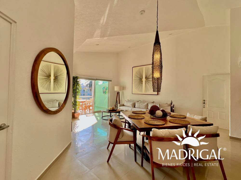 Diamante Lakes, departamento en venta de dos recamaras en un tercer nivel