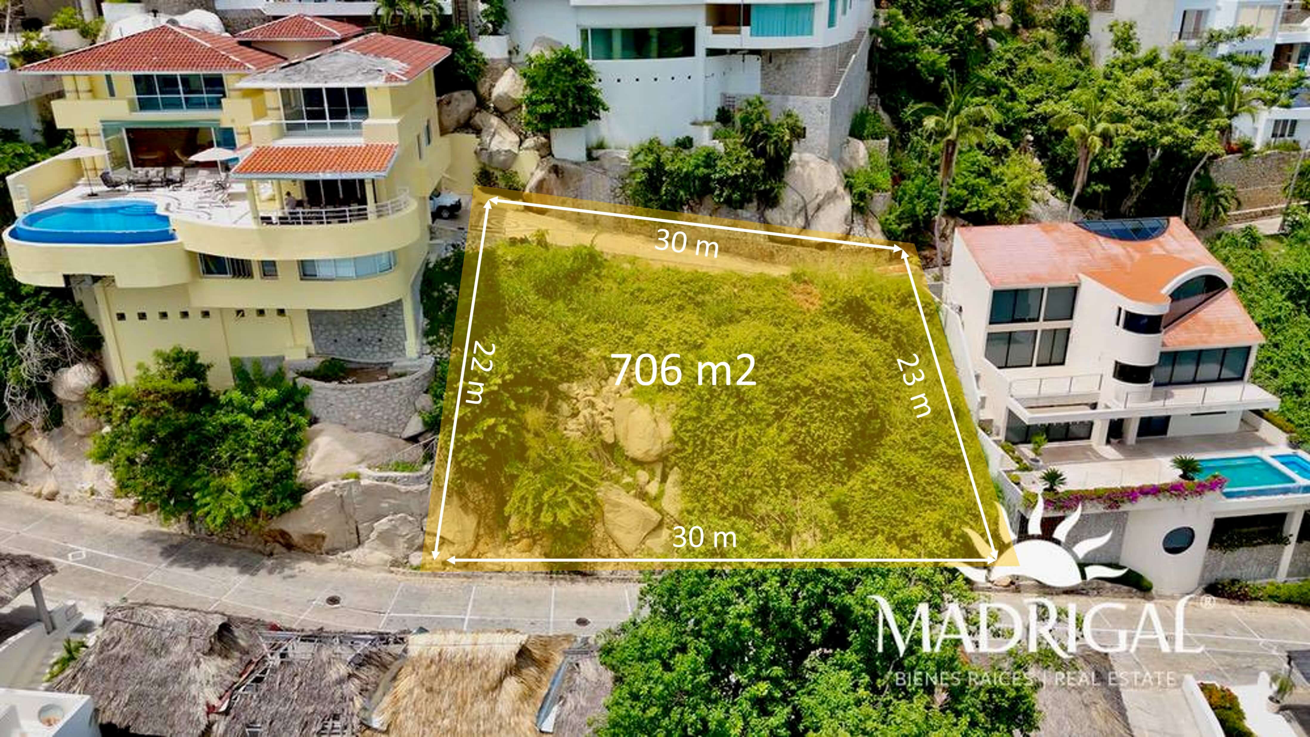 Lote en venta de 706 m2 Sección Kaktus en Real Diamante