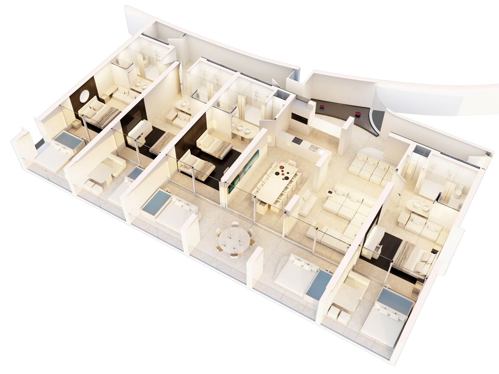 ENCANTO FRACCIONAL - Exclusivo departamento en venta fraccional en el Fraccionamiento Brisas Marques